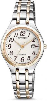 Citizen Women Analogue Eco-Drive Watch with Stainless Steel Band
