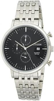 Citizen Men's AN3610-55E Silver Stainless-Steel Japanese Quartz Fashion Watch