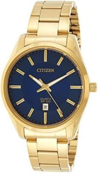 Citizen Quartz Blue Dial Gold-Tone Men's Watch BI1032-58L