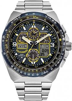 Citizen Eco-Drive Promaster Skyhawk A-T Blue Angels Limited Edition Stainless Steel Bracelet Watch | 46mm | JY8128-56L