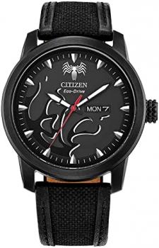 Citizen Eco-Drive Men's Marvel© Venom Watch, Black Ion Plated, Strap