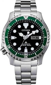 Citizen Men Automatic Watch NY0084-89E, Silver, One Size, Bracelet