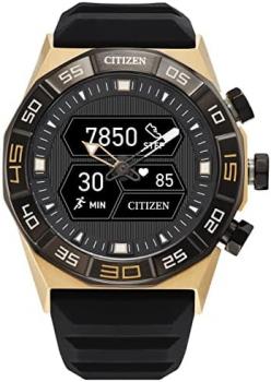Citizen CZ Smart PQ2 Hybrid Smartwatch with YouQ Wellness app Featuring IBM Watson® AI and NASA Research, Black and White Customizable Display, Bluetooth, HR, Activity Tracker, 18-Day Battery Life