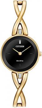 Citizen Eco-Drive Axiom Womens Watch, Stainless Steel, Crystal