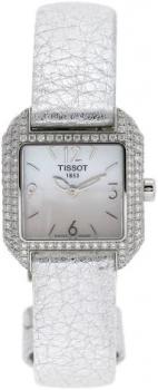 Tissot Women's T02.1.475.82 T-Wave Stainless-Steel Case White Dial Watch