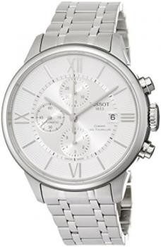 Tissot Men's T-Classic Swiss-Automatic Watch with Stainless-Steel Strap, Silver, 21 (Model: T0994271103800)