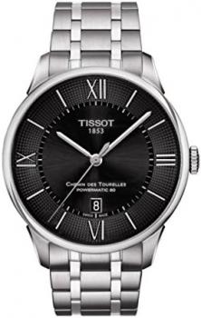 Tissot Chemin Des Tourelles T099.407.11.058.00 Black Dial Automatic Men's Watch