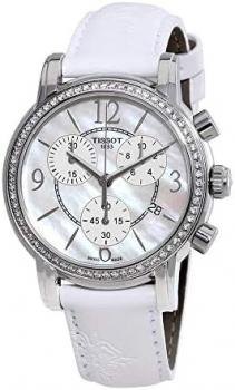 Tissot Dressport Mother of Pearl Dial Leather Strap Ladies Watch T0502176711700