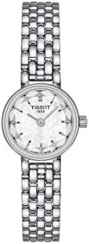 Tissot Womens Lovely Round 316L Stainless Steel case Quartz Watch, Grey, Stainless Steel, 6 (T1400091111100)