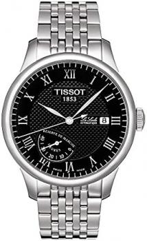 Tissot mens Tissot Le Locle Automatic R 316L stainless steel case Automatic Watch, Grey, Stainless steel, 19 (T0064241105300)