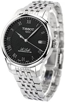 TISSOT T-Classic Le Rockle Powermatic 80 39mm Automatic Men's Watch T0064071105300 [Parallel Import], Black, Bracelet Type