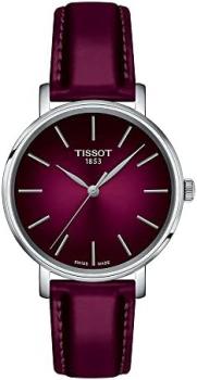 Tissot Womens Everytime Lady 316L Stainless Steel case Quartz Watch, Pink, Synthetic, 16 (T1432101733100)