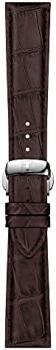 Tissot Leather Brown Watch Strap, 21 (Model: T852045399)