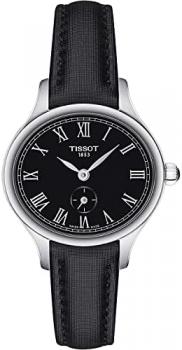 Tissot Women's T1031101705300 Bella Ora Piccola 27mm Black Dial Leather Watch