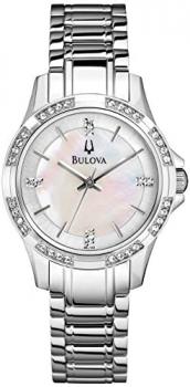 Bulova 96L191 Stainless Steel Ladies Watch - Mother Of Pearl Dial