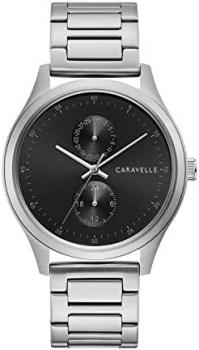Bulova Caravelle Men's 43C121 Analog Display Quartz Silver Watch