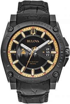 Bulova Men's 98B293 Grammy Watch Analog Display Analog Quartz Black Watch