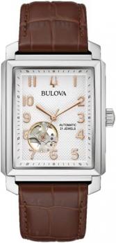 Bulova Automatic Watch 96A268, Brown, Strap