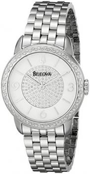 Bulova Women's 96R184 Analog Display Analog Quartz Silver Watch