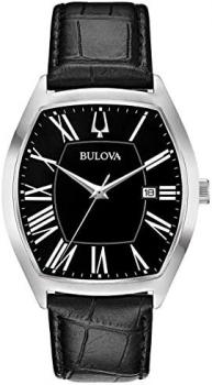 Bulova Men's 96B290 Analog Display Analog Quartz Black Watch