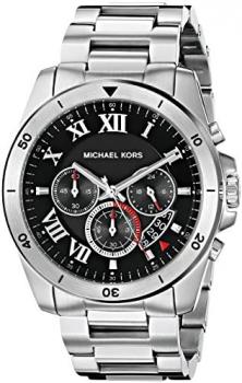Michael Kors Men's Brecken Silver-Tone Watch MK8438