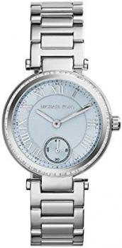 Michael Kors Women's MK5988 - Mini Skylar Silver/Light Blue Watch