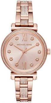 Michael Kors Women's MK3882 Sofie Analog Display Quartz Rose Gold Watch