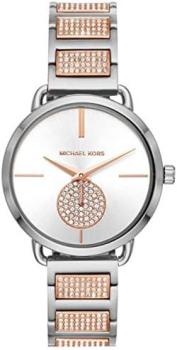 Michael Kors Womens Analogue Quartz Watch with Stainless Steel Strap MK4352, Silver, Bracelet