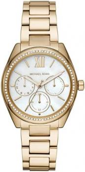 Michael Kors Women's Janelle Multifunction Gold-Tone Stainless Steel Watch MK7094