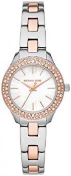 Michael Kors Women's Quartz Watch with Stainless Steel Strap, Two-Tone, 12 (Model: MK4559)