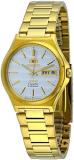 Orient #FAB02003W Men's 3 Star Gold Tone Stainless Steel Silver Dial Automatic Watch
