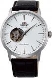 Orient Men's Stainless Steel Automatic Watch with Leather Strap, Black, 22 (Model: FAG02005W0)