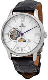 ORIENT Sun & Moon Automatic Silver Dial Men's Watch RA-AS0011S10B
