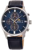 ORIENT Contemporary Chronograph Wristwatch LIGHTCHARGE Navy RN-TY0004L Men's