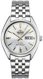 Orient Tristar 3 Star Automatic Watch for Men, Classic White-Sliver Dial Dress Watch Stainless Steel RA-AB0E10S1BD