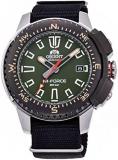 ORIENT Orient RA-AC0N03E Men's M-Force Delta Nylon SLP-Thru Band Green Dial Automatic Dive Watch