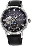 Orient Star Open Heart Moon Phase Automatic Gray Dial Sapphire Glass Watch RE-AY0107N