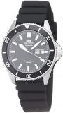 Orient RA-AA0010B Men's Kano Silicone Band Black Bezel Black Dial Automatic Dive Watch