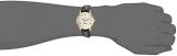 Orient Men's 'Sun and Moon Petite' Quartz Stainless Steel and Leather Dress Watch