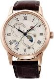 ORIENT "Sun and Moon" Mechanical Classic Roman Rose Gold Watch AK00001Y