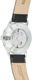 Orient Men's '2nd Generation Esteem' Japanese Automatic Stainless Steel and Leather Dress Watch