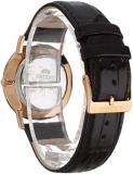Orient FGW0100EW0 42mm Gold Plated Stainless Steel Case Brown Calfskin Synthetic Sapphire Men's Watch