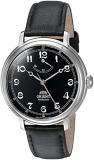 Orient Men's 'Monarch' Mechanical Hand Wind Stainless Steel and Leather Dress Watch