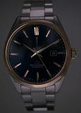 Orient Star Power Reserve Basic Date Limited Edition Rose Gold Blue Dial Sapphire Glass Watch RE-AU0406L