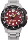 Orient M-Force 70th Anniversary Diver's 200m Sports Automatic Red Dial Sapphire Glass Watch RA-AC0L02R