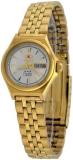 Orient FNQ1S001W Women's Gold Tone Tri Star Silver Dial Automatic Watch
