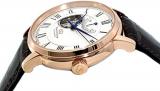ORIENT STAR Open Heart Power Reserve Roman Automatic Rose Gold Watch RE-HH0003S