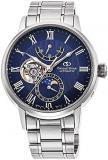 Orient Star RK-AY0103L [Watch Classic Mechanical Moon Phase Men's Metal Band] Wristwatch Shipped from Japan