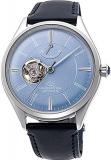 Orient Star Classic Semi-Skeleton Pale Aqua Dial Watch RE-AT0203L, Blue