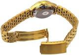 Orient #FNQ1S001B Women's Gold Tone Tri Star Black Dial Automatic Watch